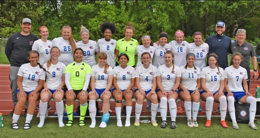 KCKCC Women's Soccer (@bluedevil_wsoc) on Twitter photo PLAYOFF UPDATE: Your <a href="/NJCAA_Soccer/">NJCAA Soccer</a> DI #10 Nationally Ranked <a href="/KJCCCmedia/">KJCCC athletics</a> EasternDivision CHAMPIONS <a href="/bluedevil_wsoc/">KCKCC Women's Soccer</a> will host Dodge on Tues, May 18th at KCKCC in the Quarterfinal of Regional Playoffs! Kickoff at 6:30pm! See you tomorrow/Tues at 6:30pm at KCKCC! Go <a href="/KCKCCAthletics/">KCKCC Athletics</a>! PLAYOFF UPDATE: Your <a href="/NJCAA_Soccer/">NJCAA Soccer</a> DI #10 Nationally Ranked <a href="/KJCCCmedia/">KJCCC athletics</a> EasternDivision CHAMPIONS <a href="/bluedevil_wsoc/">KCKCC Women's Soccer</a> will host Dodge on Tues, May 18th at KCKCC in the Quarterfinal of Regional Playoffs! Kickoff at 6:30pm! See you tomorrow/Tues at 6:30pm at KCKCC! Go <a href="/KCKCCAthletics/">KCKCC Athletics</a>!