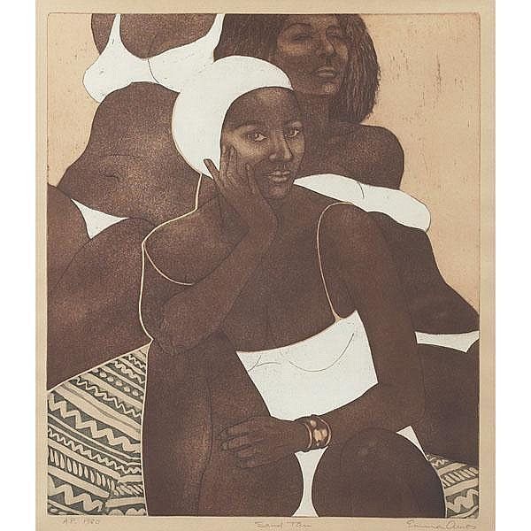 SAND TAN, Emma Amos, 1980