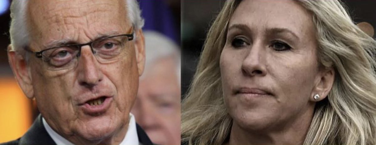 CalltoActivism's tweet image. BREAKING — Rep. Bill Pascrell introduces a resolution to EXPEL “deeply disturbed” Marjory Taylor Greene. 

I support this! Do you?