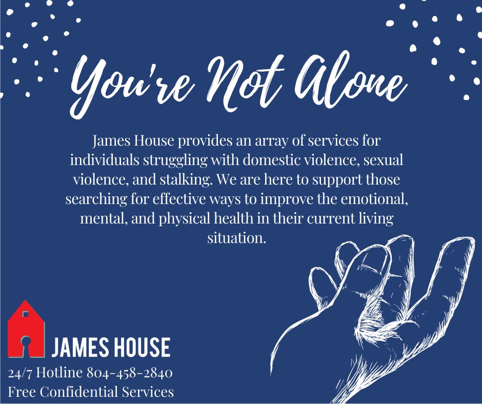 TheJamesHouse's tweet photo. We are available to help you cope with complicated or stressful situations. We work one-on-one with you to assess your goals, resources, and needs, assist you with seeking out opportunities, and help you create a better quality of life. #jameshousehelps #wearehere notalone #help https://t.co/pJ0yrROGPx