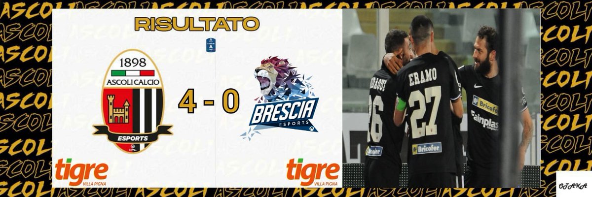 🔥Risultato
🏆19°Giornata #LegaA <a href="/VPLItaly/">VPL Italy 🇮🇹</a> 
✅4-0🆚️ <a href="/BProclub/">Best Bets Horse Tips ProClub</a> 
⚽️🗝🏅 <a href="/MrSolida/">MrCorona</a> 
⚽️ <a href="/Chrisava02/">SoloSava_</a> 
⚽️ <a href="/Bomber_5_/">Bomber 5</a> 
⚽️ <a href="/VsZKaka22/">WeeeKaka</a> 
🗝 <a href="/GLDDinho7/">GLD Dinho7</a> 
🗝 <a href="/GianlucaQ10/">GianlucaQ10</a> 

Partita perfetta, adesso testa a domani🔥💪 
#ForzaAscoli🖤🤍