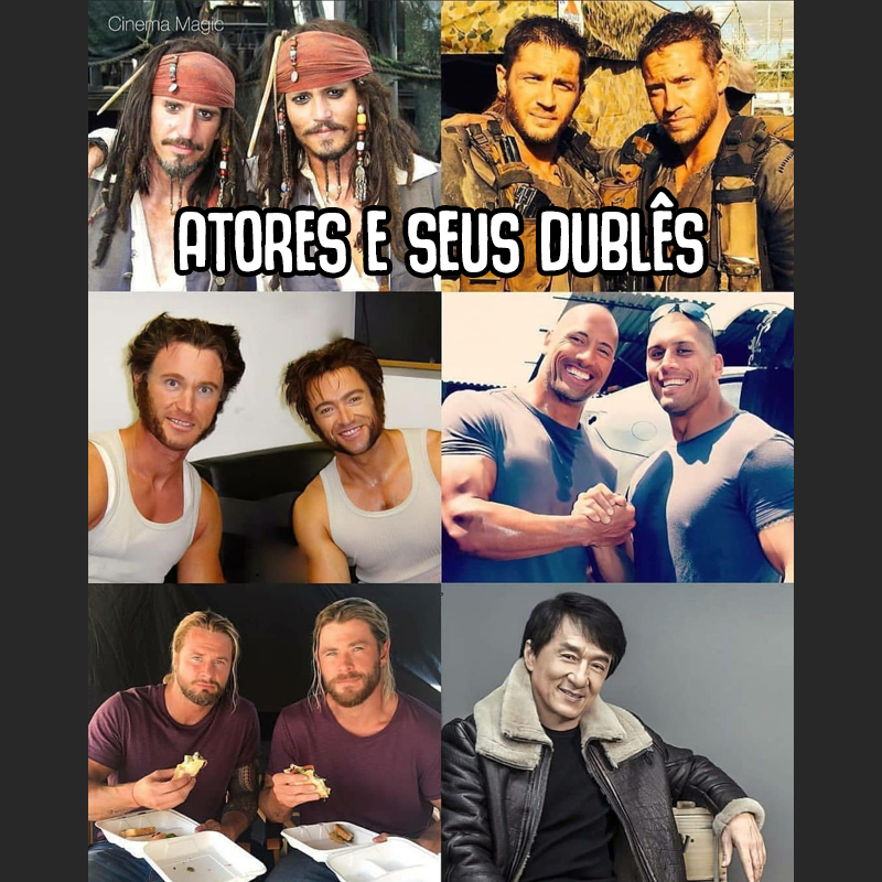 azilator's tweet image. Atores e seus dublês... 😏
⠀
Dá o like e comenta aí embaixo! ❤😎👇
Segue nóis aí! ✅
#azilator #azilacast
⠀
💜😎🤙