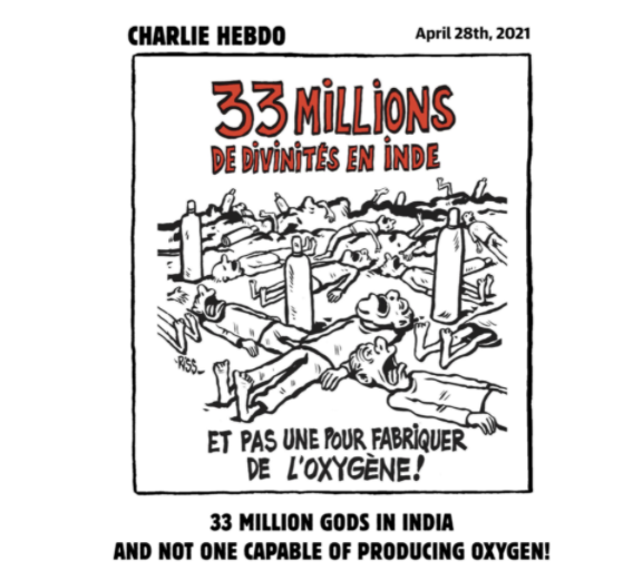 Lina_Lovable's tweet image. Bonjour @Charlie_Hebdo_:  I fixed your comic for you.

#HinduphobiaIsReal