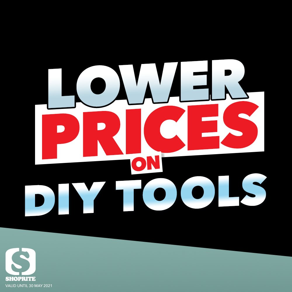 Head in-store to save BIG on high-quality tools and power tools! 🔧 Valid until 30 May 2021. View more deals: <bit.ly/2PxOeQP> #ShopriteHome
