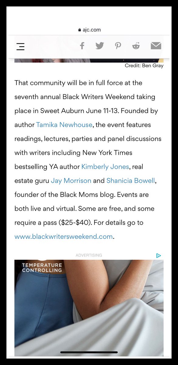 blkwriterswknd's tweet photo. Thank youuuuu @ajc for the story feature on @tamikanewhouse and #BlackWritersWeekend #CEOChair 

https://t.co/d4l6ImmTO9 https://t.co/5xkqX7ppFN