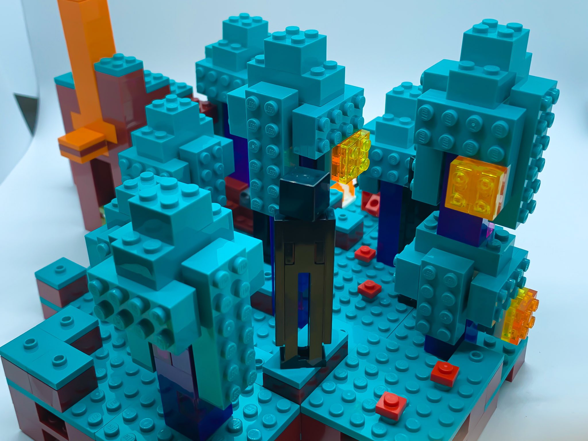 Lego minecraft 2025 warped forest 2021