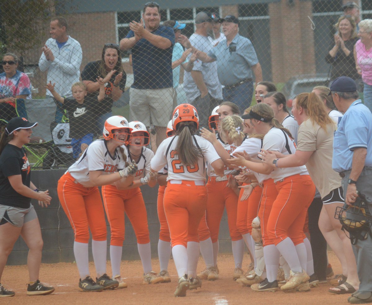 The fans &amp; players were excited after Sierra Howard’s game-winning home run on Monday vs Signal Mountain. Lady Tigers travel to Red Bank Wednesday &amp; play in the Substate on Friday.@DPAScottPower