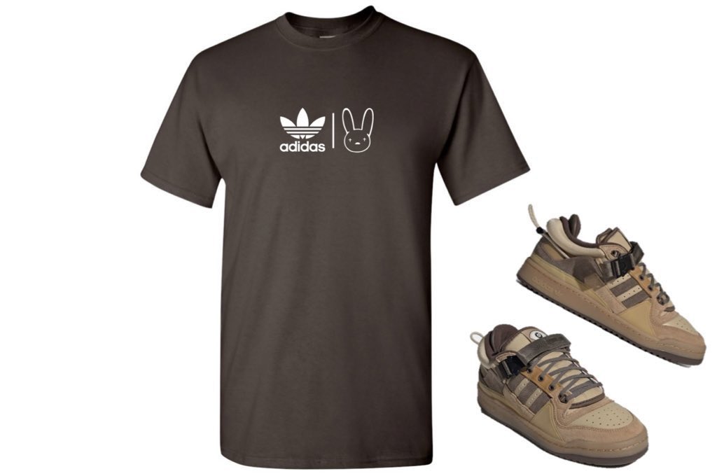 _LatinoGang's tweet image. Bad Bunny Adidas shirts available in brown and pink 🔥 

Poshmark: poshmark.com/closet/izzymal…