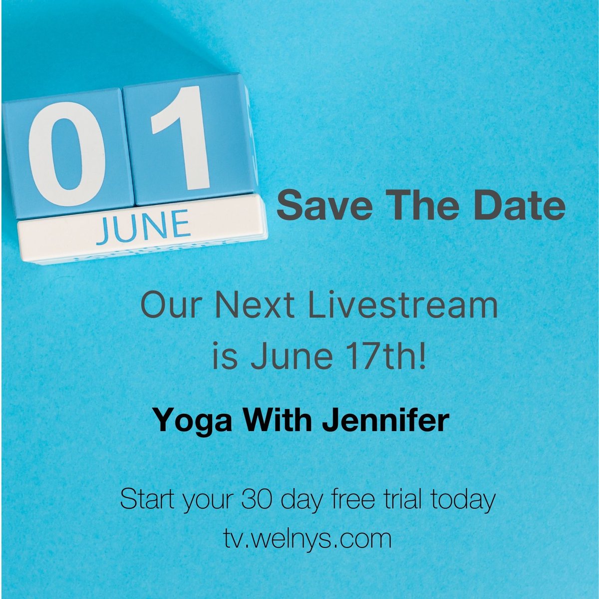 usewelnys's tweet photo. Mark Your Calendar https://t.co/rMpeMioqrq