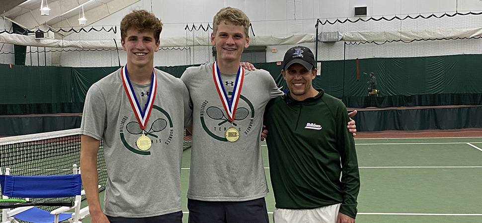 Poirier, Singer rally to beat top seeded Montoursville in the <a href="/piaad4sports/">piaad4sports</a> Boys Tennis Doubles tournament on Monday, 5/17 story courtesy <a href="/RealGarrettCarr/">Garrett Carr</a>, photo courtesy Maureen Poirier). bit.ly/3oBt4Pv