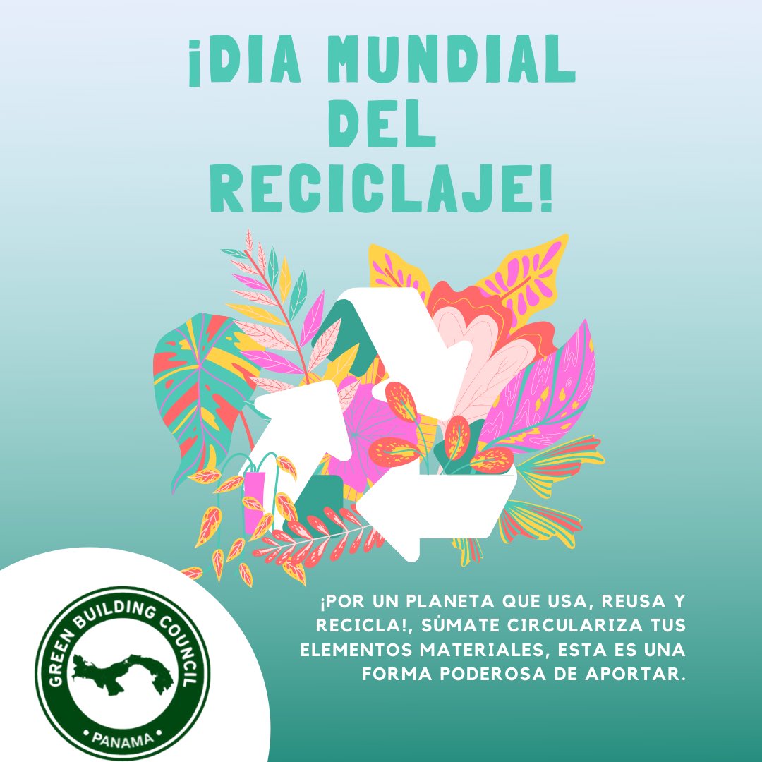 GBCPanama's tweet image. ¡Que esta práctica nunca decaiga! Que por amor con el planeta lo sigamos haciendo.
.
#diadelreciclaje #sostenibilidad #separacionderesiduos