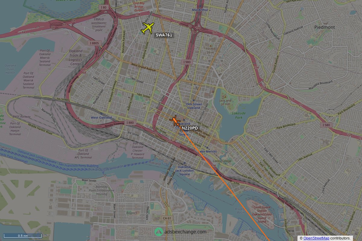 Police Overhead on Twitter "Oakland Police aircraft N220PD (a H500
