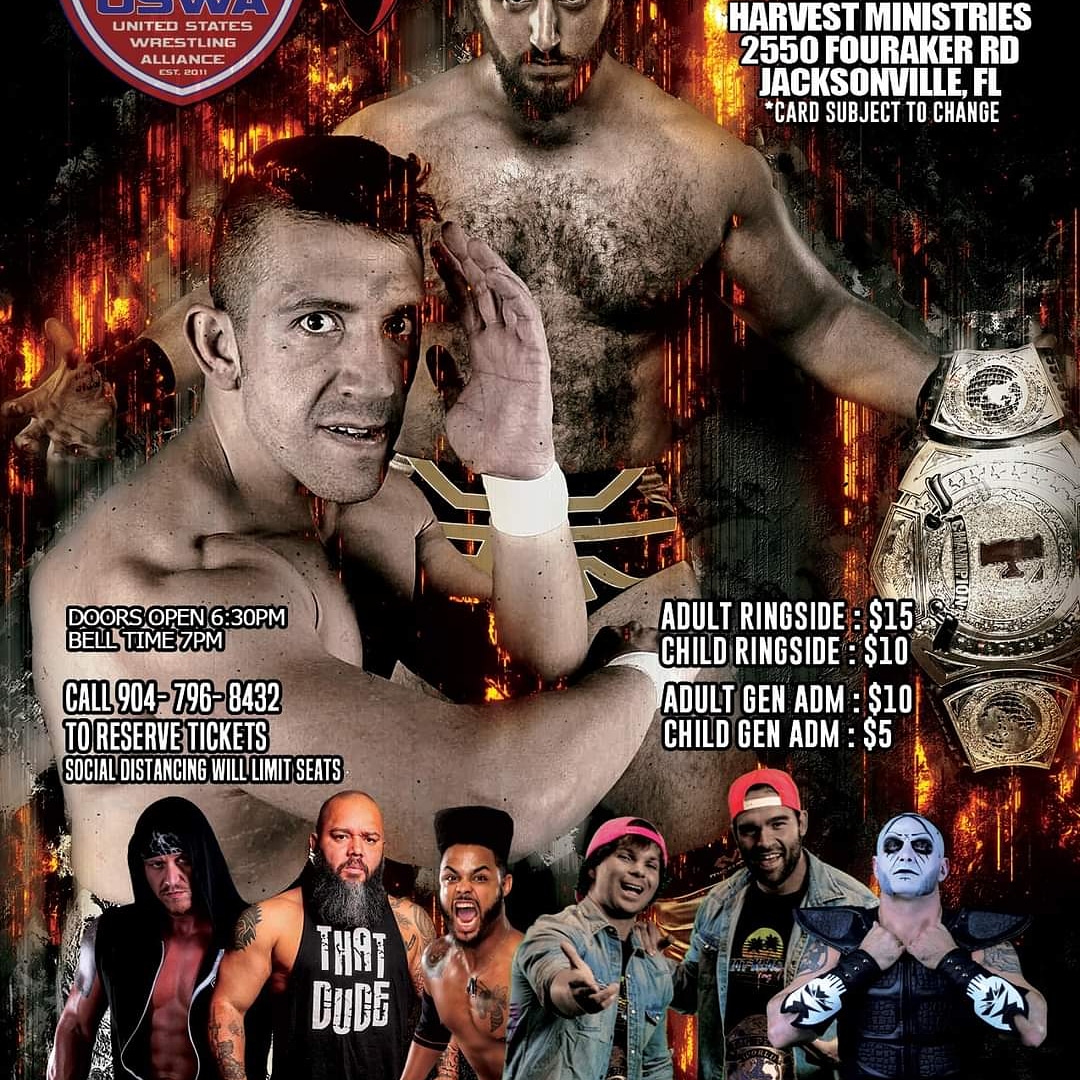 USWAJax's tweet photo. USWA in Jax FL on May 22nd at 7pm
#ProWrestling #IndyWrestling #supportindywrestling #igersjax #ilovejax #teamsideline #news4jax #firstcoastliving #rivercitylivetv #onlyinduval #independentwrestling #indywrestling #duval #FloridaWrestling #VideoGameRescue
#thelovealivecharity https://t.co/gK17GXvWlU