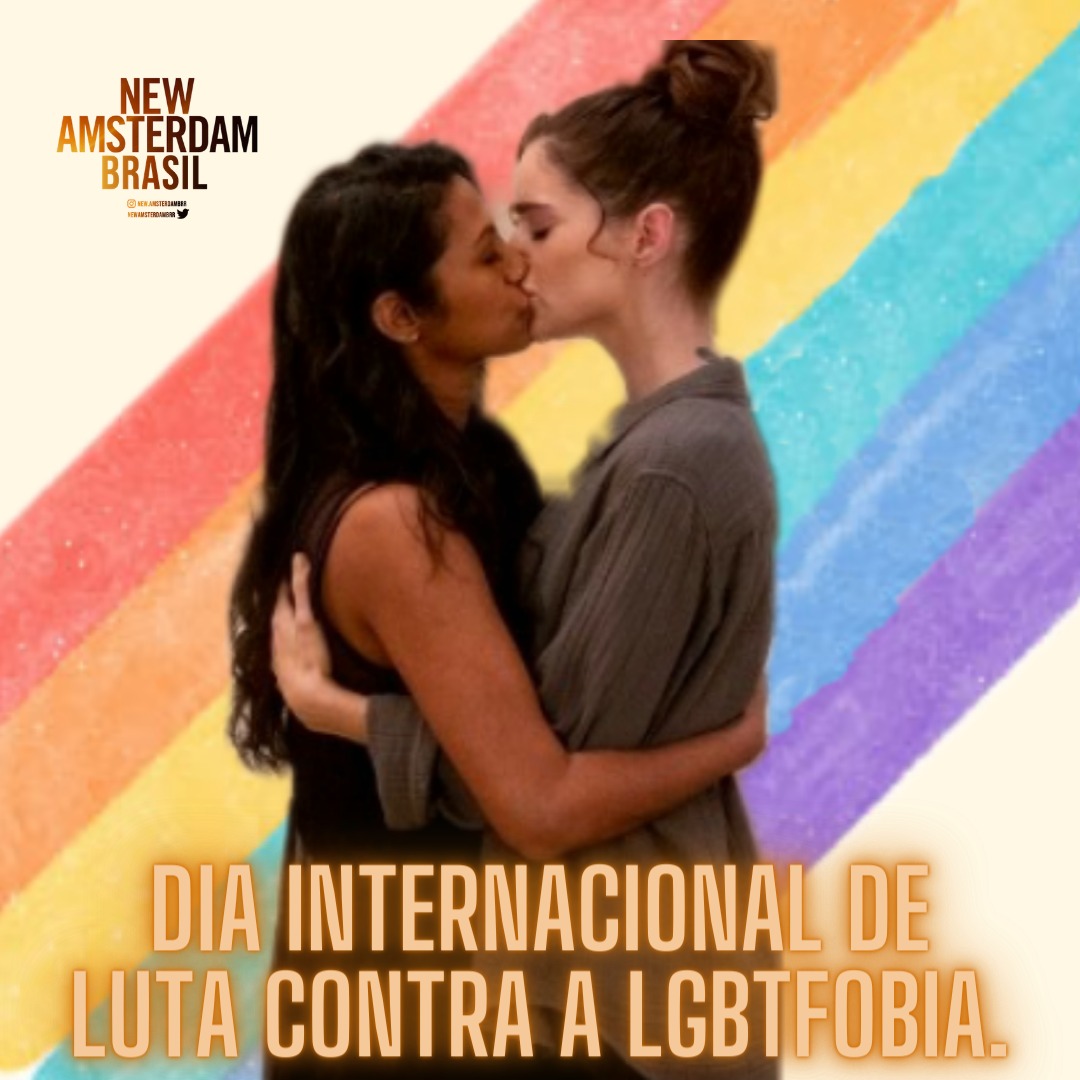 newamsterdambrr's tweet photo. Hoje, 17 de Maio, é o Dia Internacional de Luta Contra a LGBTfobia e não poderíamos deixar passar em branco essa data, sem exaltar os nossos amados casais #Leyren e #Margy. Eles que fazem parte do nosso mundinho há algum tempo, mas já estão em nossos corações. 🏳️🌈💙
#NewAmsterdam https://t.co/pUE1IbybU9