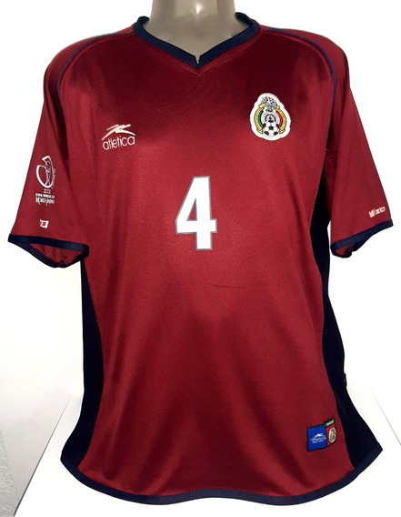 De Ftbol Seleccin Mexicana Mexico Camisa Blanca Jersey Atletica México  Final Copa América 2001 Talla Xl MercadoLibre
