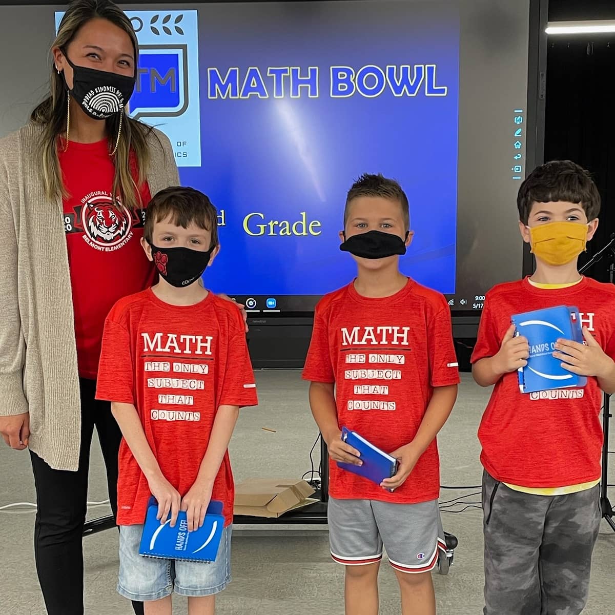 Congratulations to our 2nd grade <a href="/HCTM_Math/">Math Council</a> Bowl Champions at Belmont! 🎉 Everyone worked so hard today and we are proud of their effort! 

1st place 🥇Mrs. Calderon
2nd place 🥈Mrs. Daunhauer 
3rd place 🥉Mrs. Sultenfuss
#mathisfun #mathbowl #inaguaralyear #problemsolvers