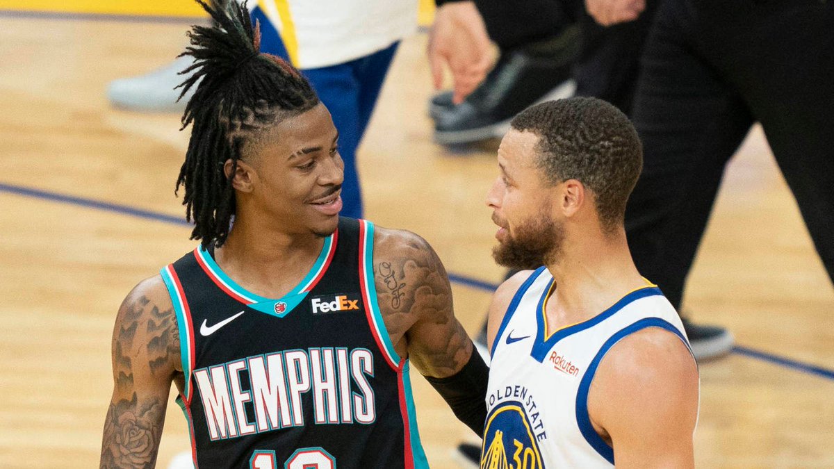 WarriorNationCP's tweet photo. "MVP. No debate!!"

-Ja Morant on Steph Curry's performance this season https://t.co/pQNIrmHedw