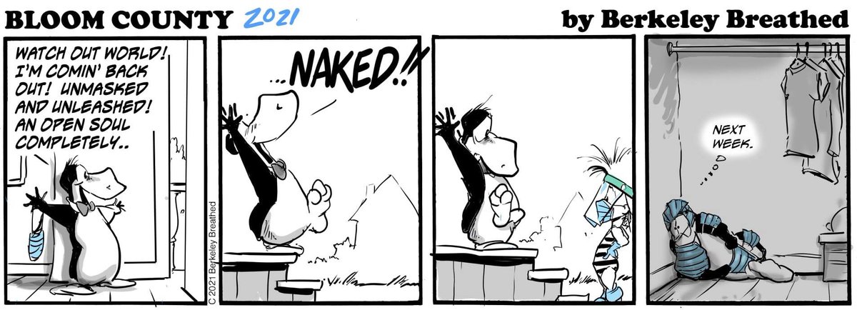 bloomcounty's tweet photo. New Strip.  May 17, 2021. https://t.co/pUE4umFnAg