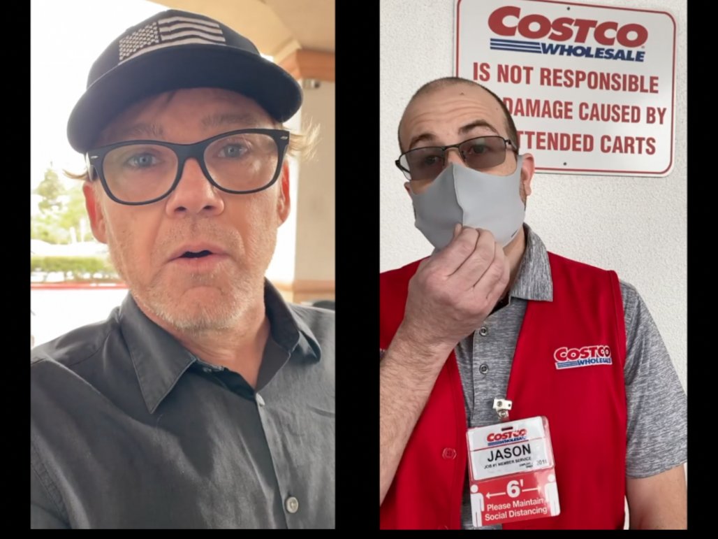 CAUGHT ON CAMERA Ricky Schroder blasts Costco worker over mask policy