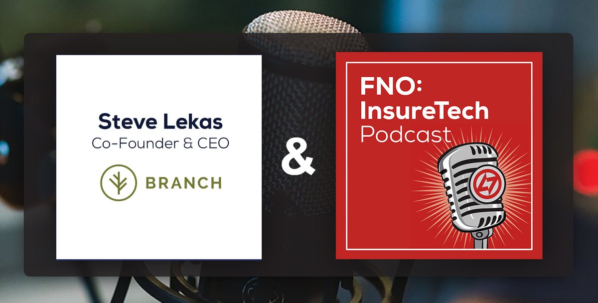 FNOInsureTech's tweet photo. Instant Prices. No Quotes. Backed By Community.
Learn more about @BranchInsurance in Episode 127, featuring Co-Founder & CEO Steve Lekas, available now.
https://t.co/qMTSom75b1
#Insurtech #Insuretech #Insurance #Technology #Innovation #Carrier #BranchInsurance #FNOInsureTech https://t.co/1m05gjMAZx