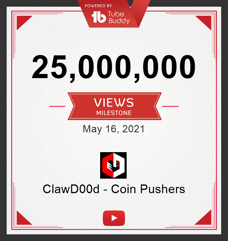 ClawD00d's tweet photo. Thank you all for the 25 million views, the channel wouldn't ever made it this far if it wasn't for viewers like you! Here's to future travels and the next 25m! @TubeBuddy @YouTube https://t.co/D1BYelgHzH