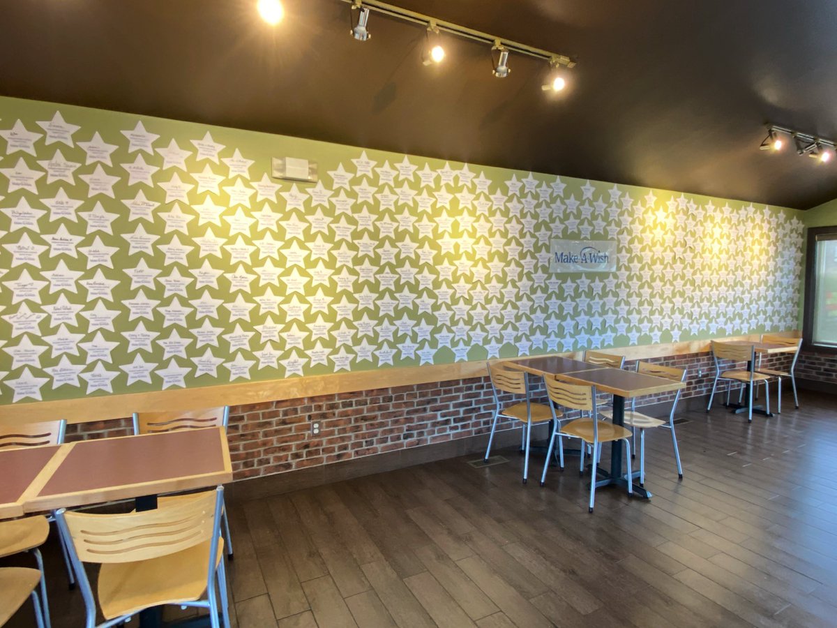 A huge thank you goes out to all of our customers. In challenging times our community still gives back. We were able to raise close to $1k for Make-A-Wish. This will go toward granting a wish for a child in our region. We are proud to be involved in such a wonderful endeavour!💫