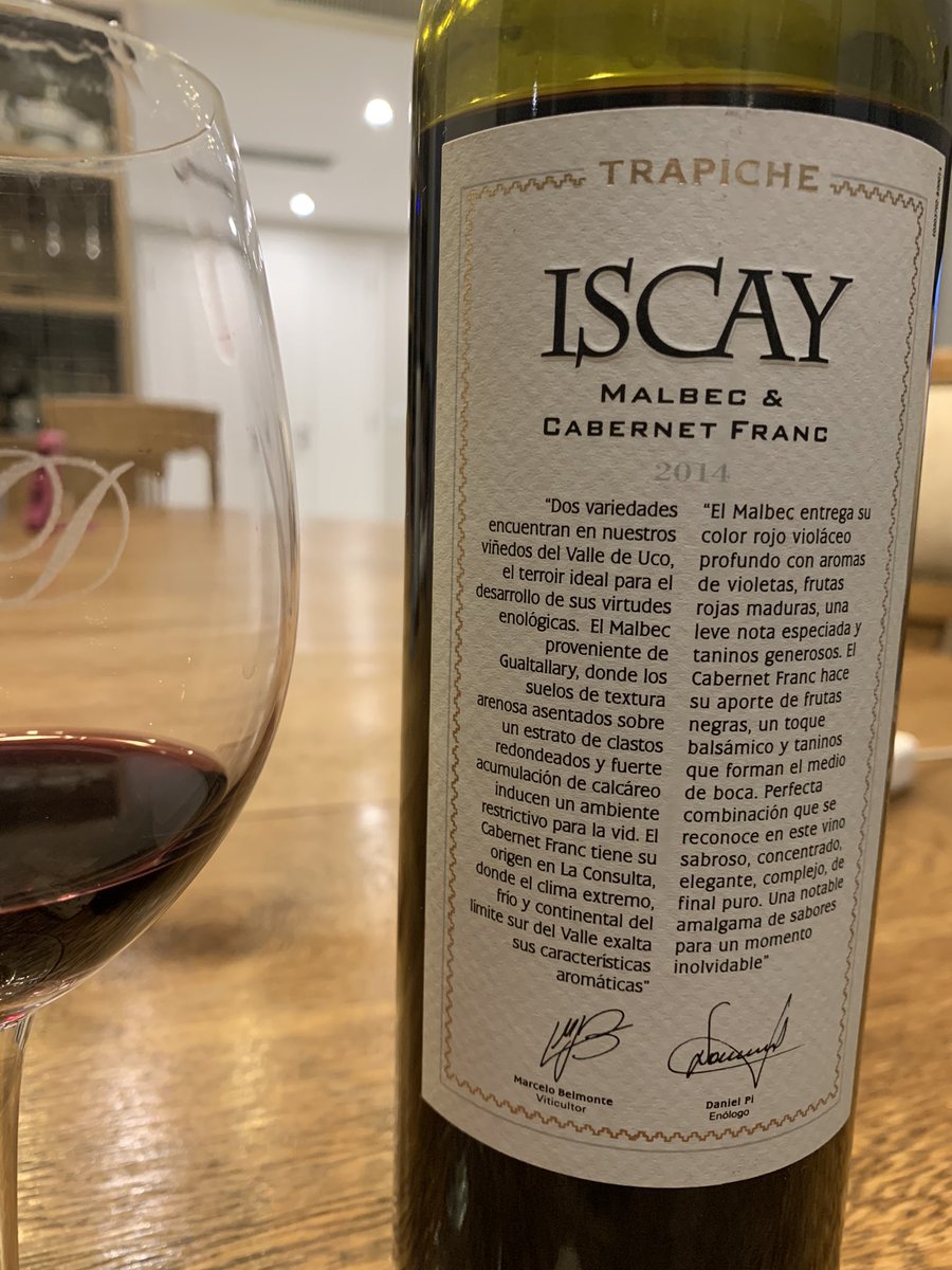 Si digo un vinazo me quedo corto ....<a href="/Vinarquia/">Vinarquía 🍷🍷🍷</a> <a href="/TrapicheWines/">Trapiche Argentina</a> <a href="/danielpi314/">Daniel Pi</a>