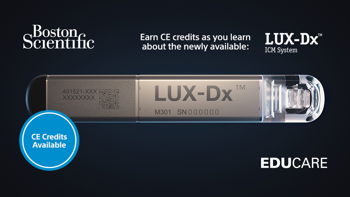 Learn how the remotely programmable LUX-Dx™ ICM System and LATITUDE Clarity™ are designed to streamline ICM workflows and manage patient compliance on EDUCARE, our medical education website. #MedEd #VirtualEducation #CardioEd bddy.me/3byQoIl