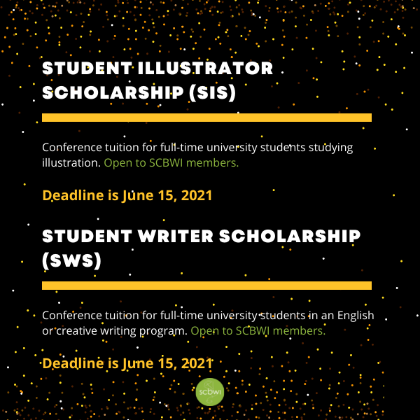 scbwi's tweet image. Scholarships are available for the #SCBWIBigFiveOh! Learn more ➡️  l8r.it/CLYf #BIPOC #NeedsBased #Scholarships #DiverseCreators #KidLit
