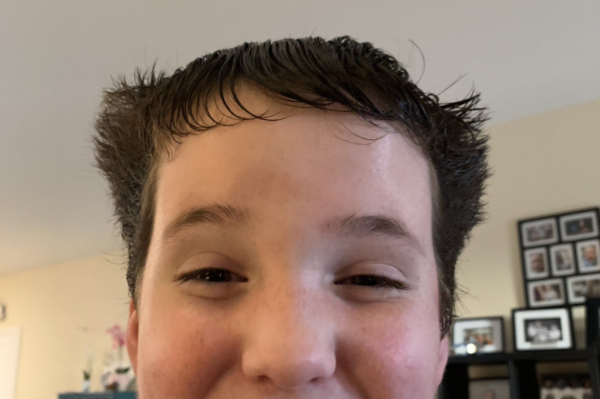 thegogobrothers's tweet photo. Bean Boy’s hair has mutated today!! Ever had days like this @blumspew? #heybub https://t.co/AizDWp7Flk