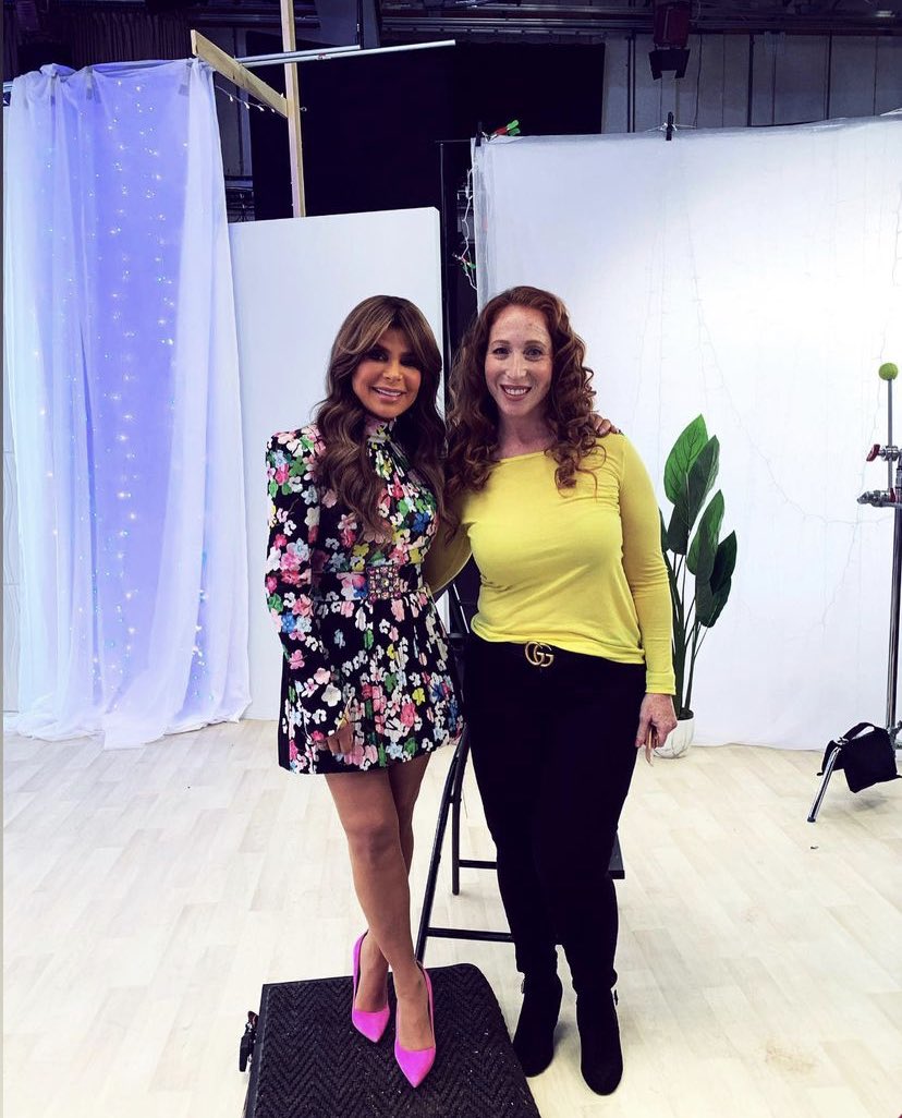 PF_Net's tweet image. • @PaulaAbdul shooting promos &amp;amp; infomercials w/ friend Martino Cartier for HSN over the weekend 📺