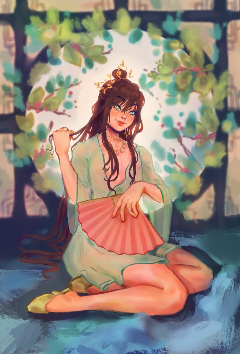 CultivationCal1's tweet photo. He's fashionably late, but don't worry about it. What can a pretty young man really do? Let's continue on through May with #NieHuaiSang by @liebenmin! #MDZS #MoDaoZuShi #mdzsfanart https://t.co/w8eYeYkvk4