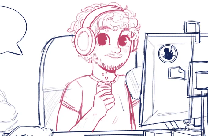 here's a wip! one of the layouts i'm doing for @Bittnick's twitch channel 🕹 