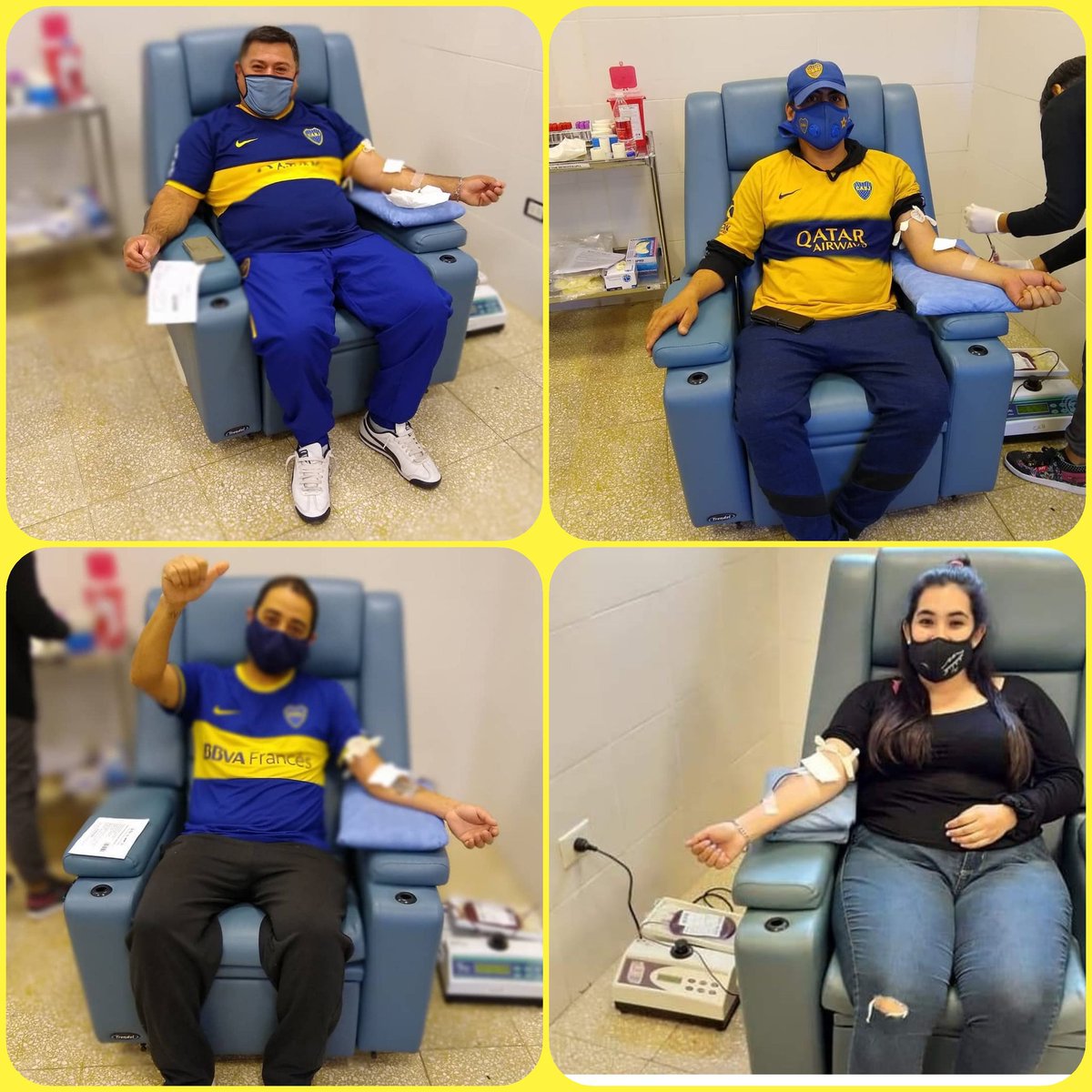 BocamipasionNQN's tweet photo. Campaña de donación N°12 "Inundemos el mundo con sangre Azul y Oro" Gracias a todos los que se acercaron a donar, esta Peña es grande por su gente!!! 
💙💛💙
#PBMP #Neuquén #BocaJuniors 
@BocaIntyExt @CarlosColomboOk https://t.co/bfcUbmWK2y