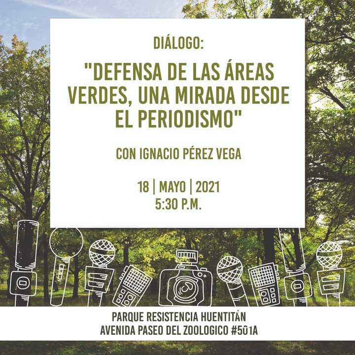 ¿Cómo el periodismo puede servir para que la lucha por la defensa de espacios públicos y áreas verdes y logre detener el apetito voraz de intereses particulares y de gobiernos? Acompáñanos. #ParqueResistenciaHuentitán

Sigue la transmisión virtual: facebook.com/JArmentaMx