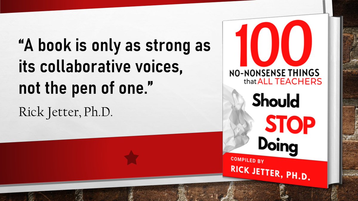 RickJetter's tweet photo. Your congratulations on the success of the 100 Book should go to the 102 authors. I only had an idea and a vision. It is ALL about the authors who did the actual heavy lifting.  #100StopSeries 

Find out about our project &amp; amazing team right here:
https://t.co/ZTFkMuzTOO https://t.co/cFNteK6dve