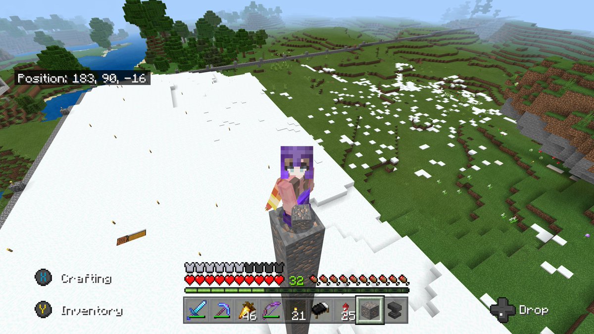 Sushidiamond254's tweet photo. More snow stream! Can see bit of progress. Thx to @geeksmayvary for lovely raid! Thx for hanging out! Cya soon! β€β€ #mondayminecraft #chill #twitch #Minecraft #XboxShare https://t.co/O9yHTgH4AD