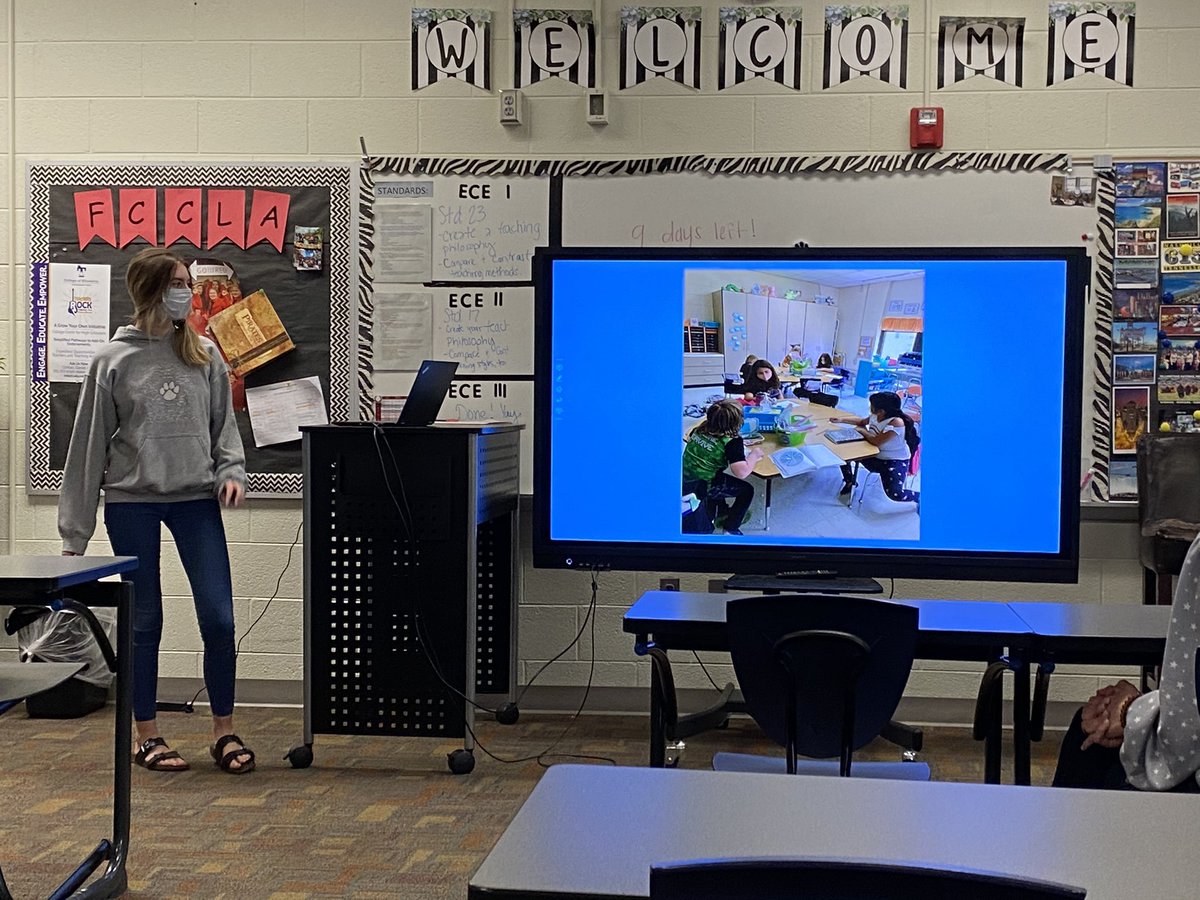 ORSchools's tweet image. One of the best ways to train teachers of the future is to give them hands-on work-based experience while they are in high school. Our Education &amp;amp; Training ECEC program in @ORSchools does this. Today, the teachers gave presentations about their experiences. #CTEinTN #ORSRocks