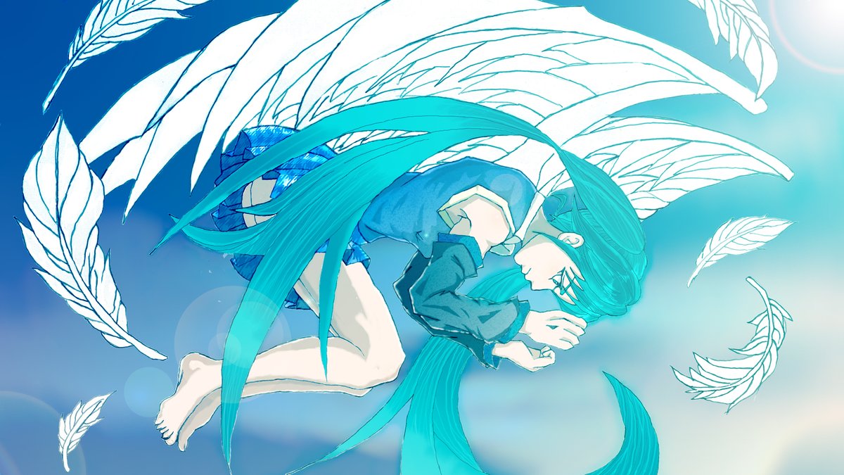 ぬるさんのキラキラなミクさん 上からの構図 逆光で描かれているのがカッコいいです Piapro ピアプロ のイラスト ぬるさんのキラキラなミクさん 上からの構図 逆光で描かれているのがカッコいいです Piapro ピアプロ のイラスト