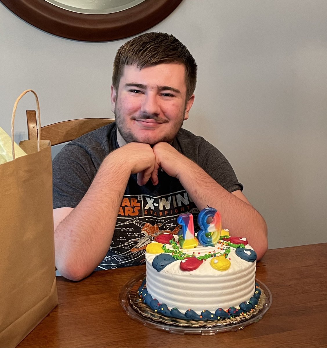 lmariemh's tweet photo. Celebrating 19 today
#maybirthdaynumber2 #cakeforthe2ndtimeinaweek
#firstofthree https://t.co/nec23kv9fU