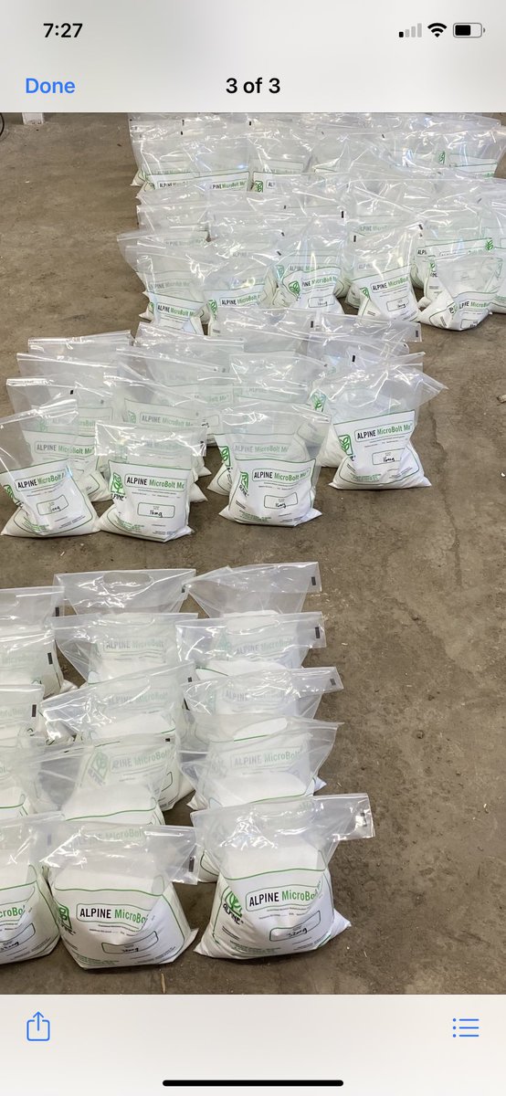 AlpineJimmie's tweet photo. Getting some @alpinepfl Molybdenum ready for spray season. Cheap and easy way to help fixate nitrogen on your crops. Give your local dealer or Dsm a call. @sorensoncaine @rileymalone7 https://t.co/pMOCJPwC5c