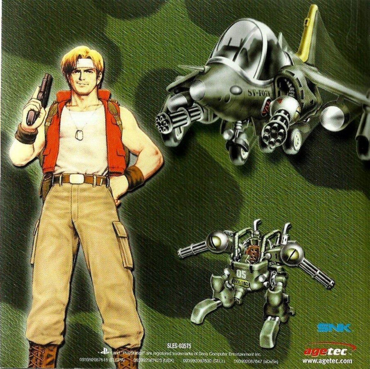 Parts of a metal slug X manual for Ps1🎮 #MetalSlug #MetalSlug2