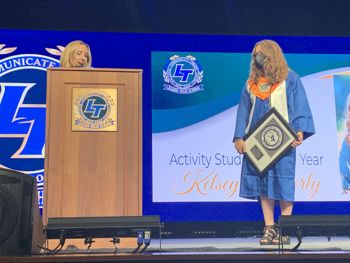 Congratulations to the Senior Female Activity Award winner Kelsey Beyerly!