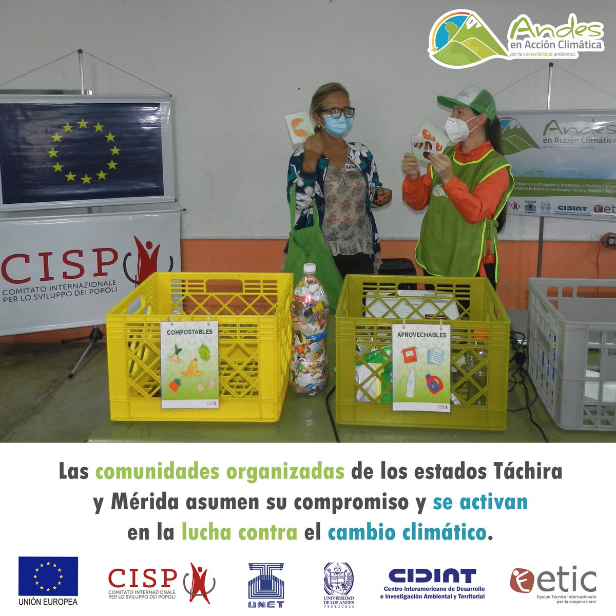 AClimatica's tweet image. En el Día Mundial del Reciclaje reconocemos el compromiso de las comunidades y escuelas piloto del proyecto Andes en Acción Climática con la preservación del planeta Tierra y la sostenibilidad ambiental. Su dedicación nos inspira a seguir trabajando juntos por el clima.