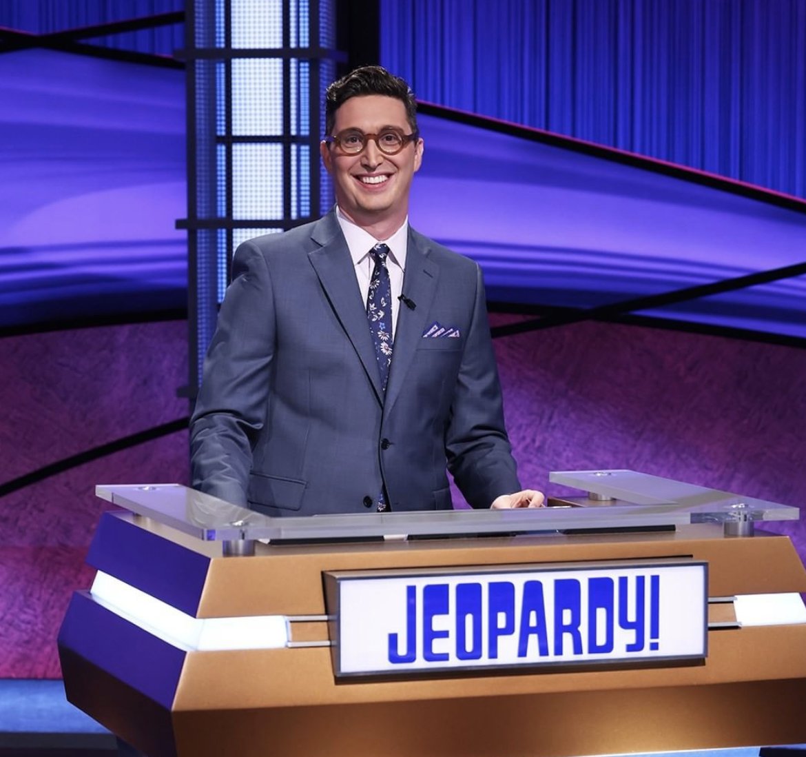 YahooEnt's tweet photo. 'Jeopardy!': The unexpected way Buzzy Cohen prepared to host the Tournament of Champions https://t.co/uScVgFtDMe https://t.co/lOkqyVXN6b