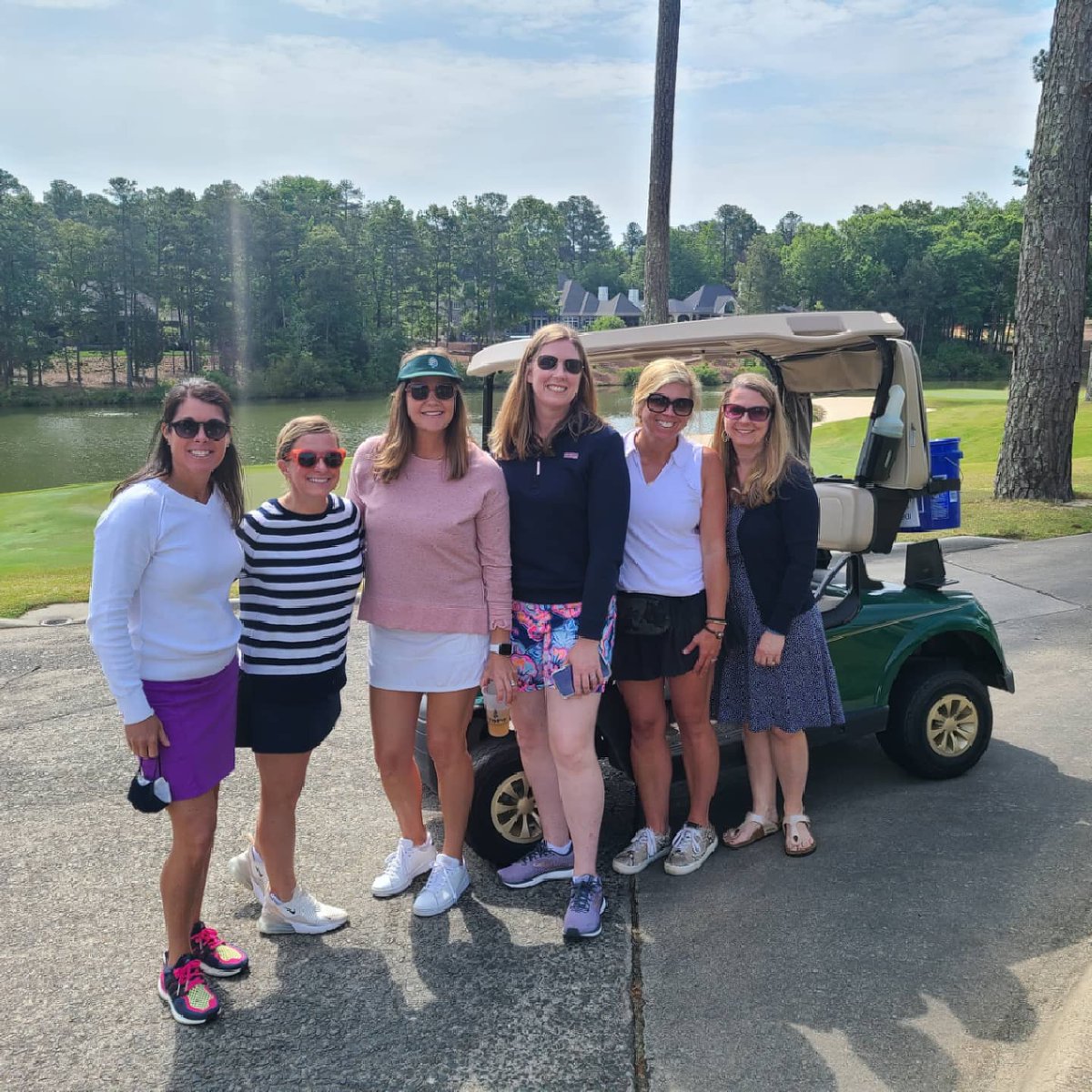 STMCSprincipal's tweet photo. It was a beautiful day for our STM Golf Tournament benefiting our playground initiative! Thank you to all our sponsors, volunteers, and players for your love and support to provide the best STM experience. https://t.co/xqGsZVgr4u