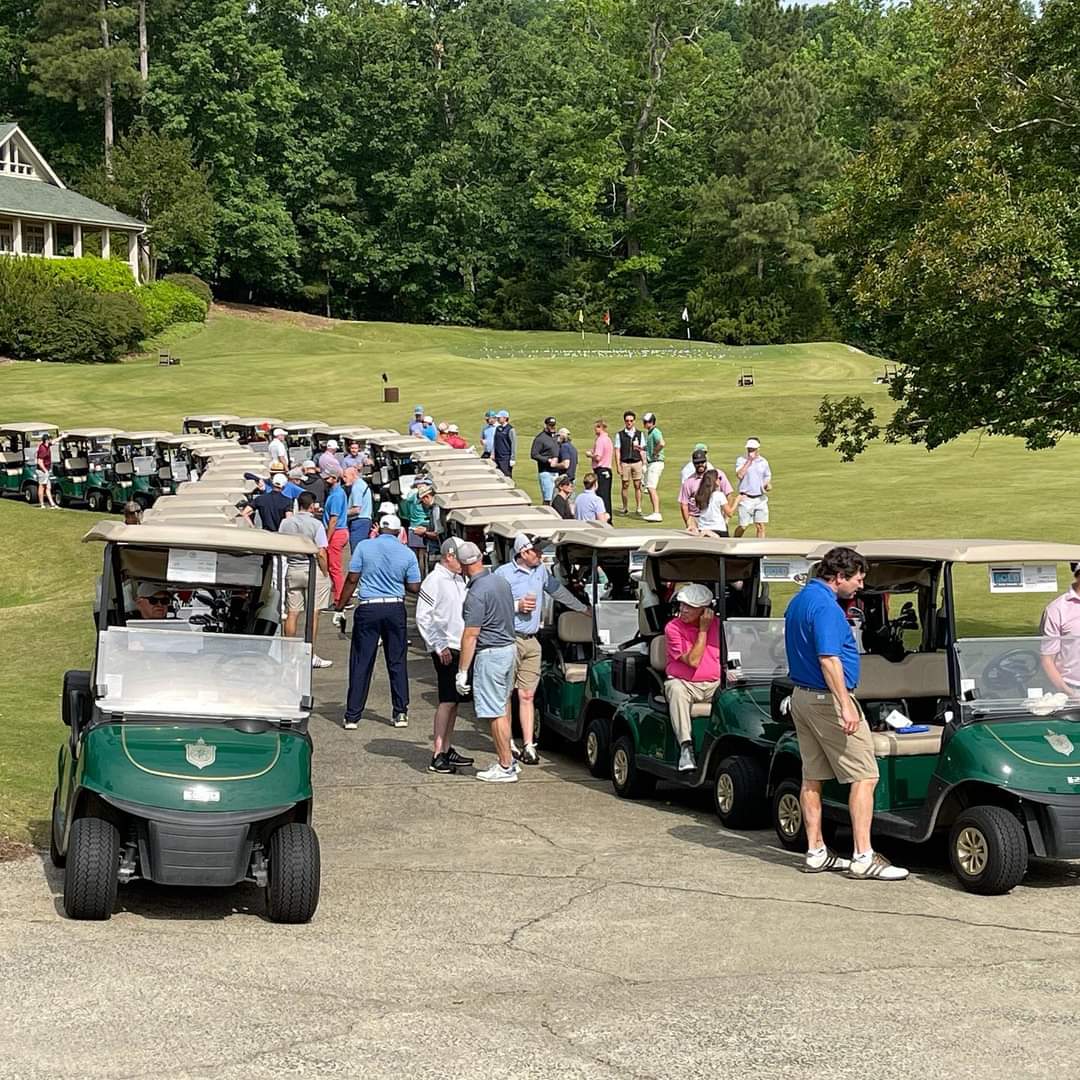 STMCSprincipal's tweet photo. It was a beautiful day for our STM Golf Tournament benefiting our playground initiative! Thank you to all our sponsors, volunteers, and players for your love and support to provide the best STM experience. https://t.co/xqGsZVgr4u