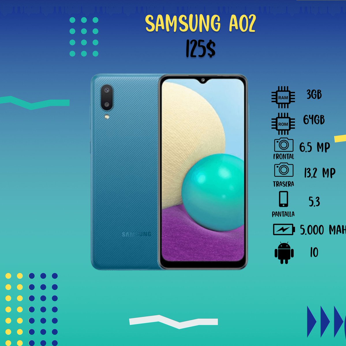 celularimportco's tweet photo. Equipos disponibles para ti
Alcatel 1B 2x32gb 75$
Samsung A01 Core 1x16gb 95$
Samsung A02 3x64gb 125$
#AHORA #18May #18Mayo #barquisimeto #cabudare #Lara #Xiaomi #Samsung #alcatel #williecolon #Simonovis #17DeMayo #17Mayo #17May https://t.co/wcs6MAq3qE