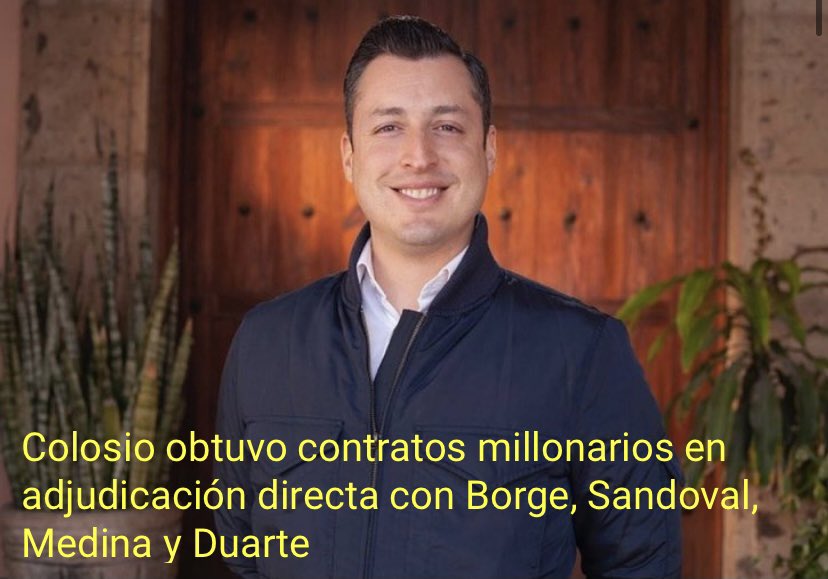 chioreya's tweet photo. Colosio obtuvo contratos millonarios en adjudicación directa con Borge, Sandoval, Medina y Duarte https://t.co/MWTo5Lzsp0 “la víctima” https://t.co/0g4wKvRmcX