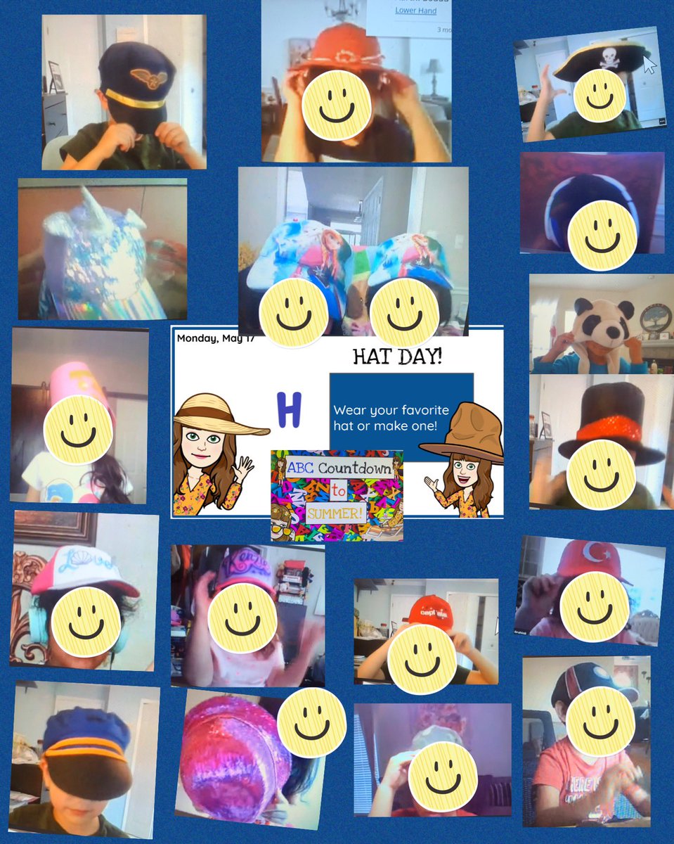 Today was H for Hat Day! So many fun hats! #fcps #firstgrade